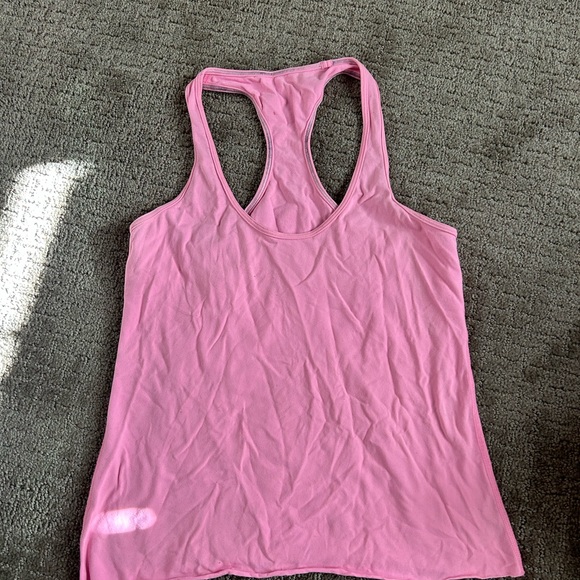 Pink Lululemon Racerback Tank Top - Picture 1 of 2